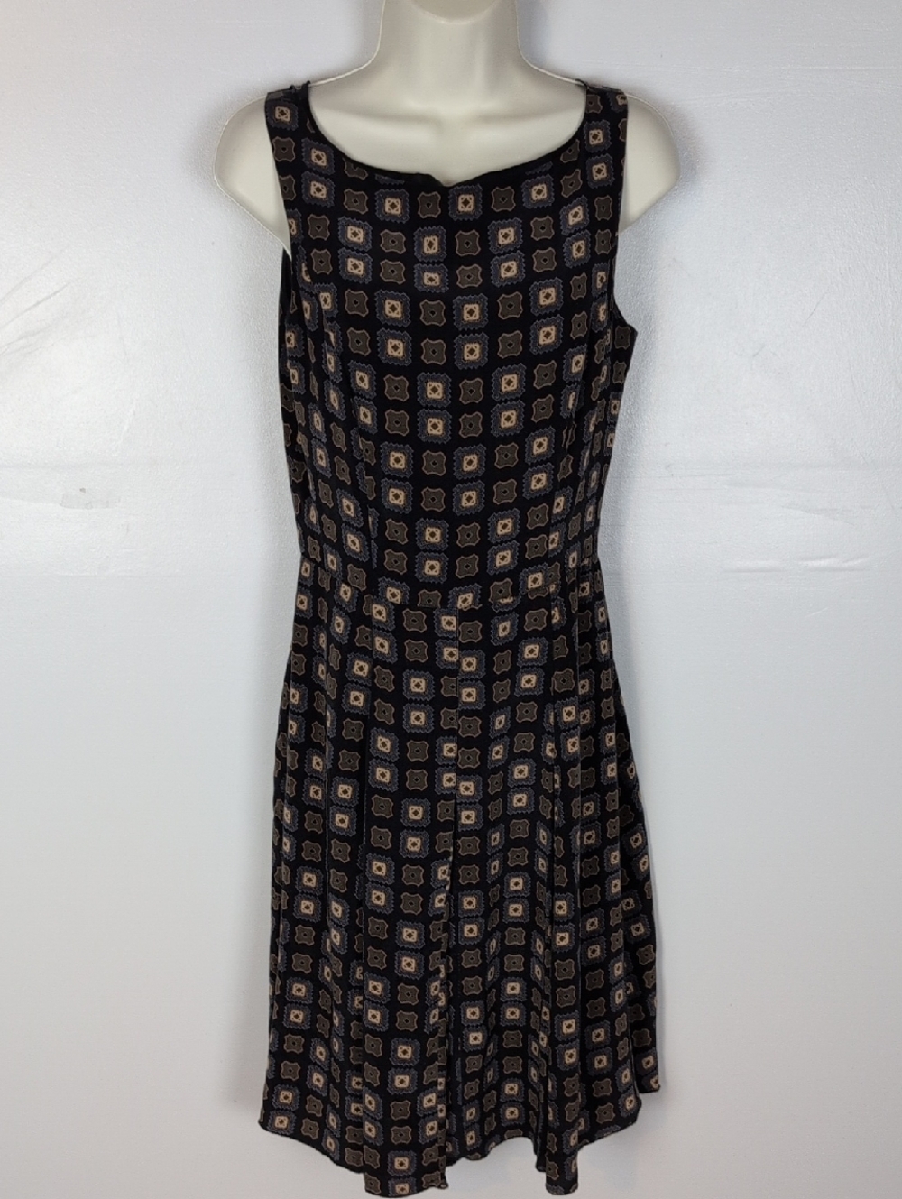 Anna Sui 100% Silk Knee Length Dres
